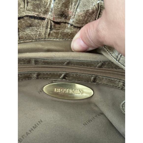 Brahmin Women's Adora Rose Antique Boulevard Distressed Leather Shoulder Handbag - Picture 12 of 13